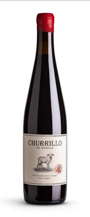 Botella de Churrillo Tinto — Viñadores del Calcáreo Castellano 75 cl