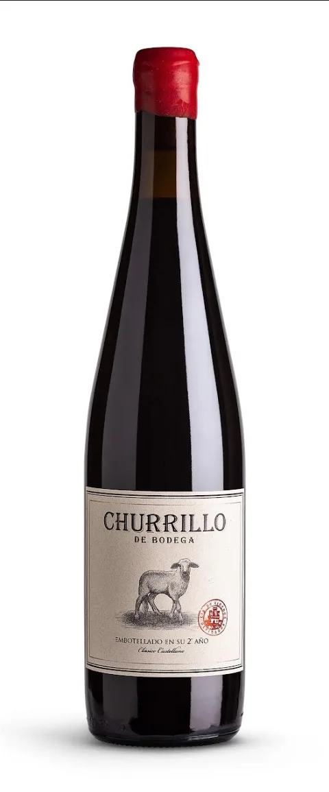 Botella de Churrillo Tinto — Viñadores del Calcáreo Castellano 75 cl